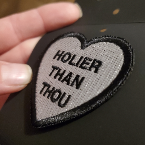 New 2 MOTHER Holier Than Thou Denim Patches and Mother Tags. - Picture 13 of 14